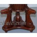 LARGE MAHOGANY HORSE HEAD CARVED WOOD EMPIRE STYLE JARDINIERE PLANT POT STAND   173456975882
